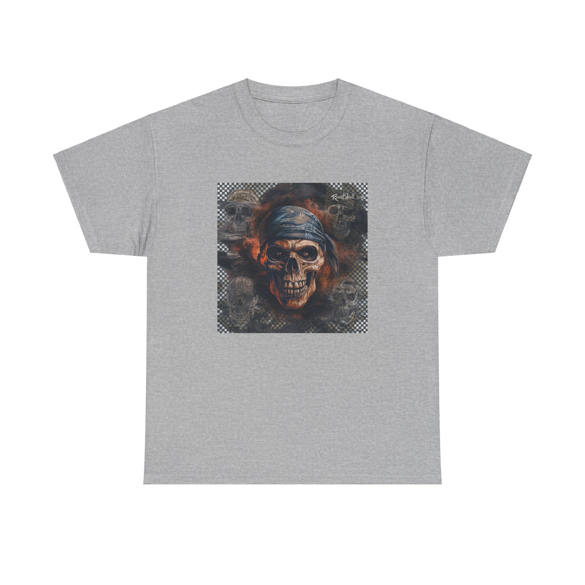 Road Skull Unisex Heavy Cotton Tee