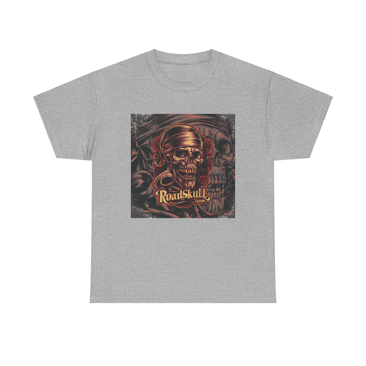 Road Skull Unisex Heavy Cotton Tee