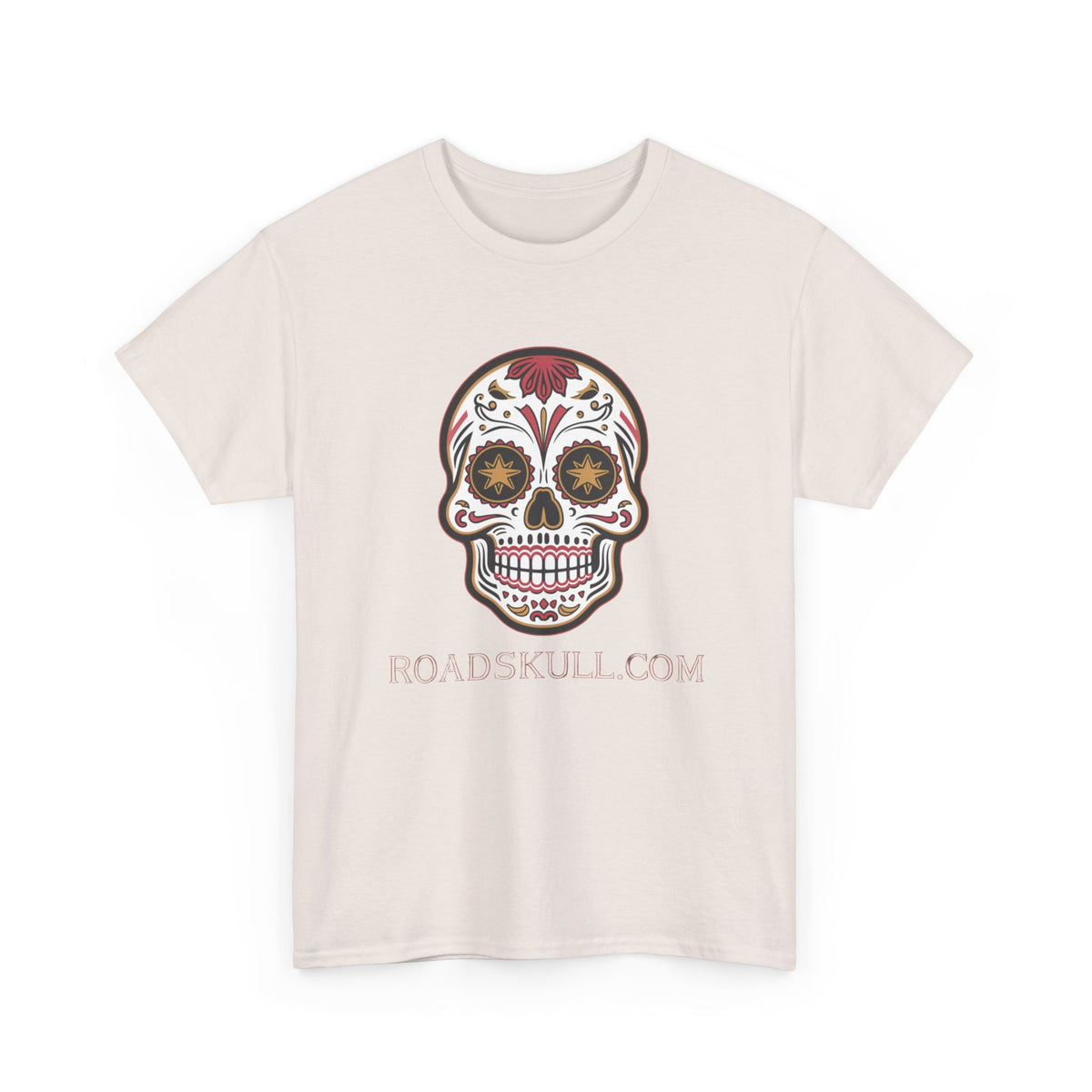 Road Skull Unisex Heavy Cotton Tee