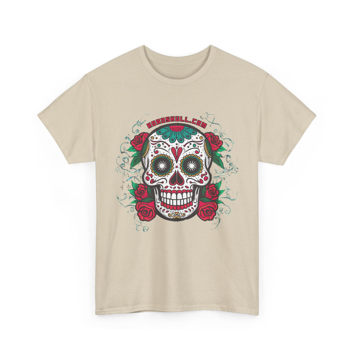 Road Skull Unisex Heavy Cotton Tee