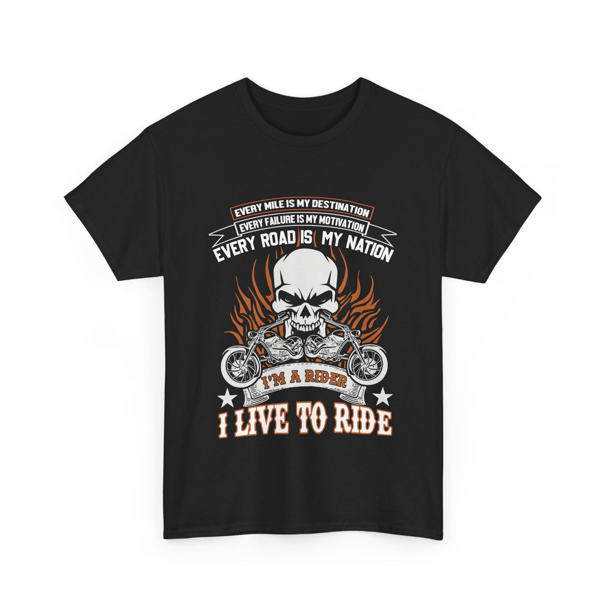 I Live To Ride Unisex Heavy Cotton Tee