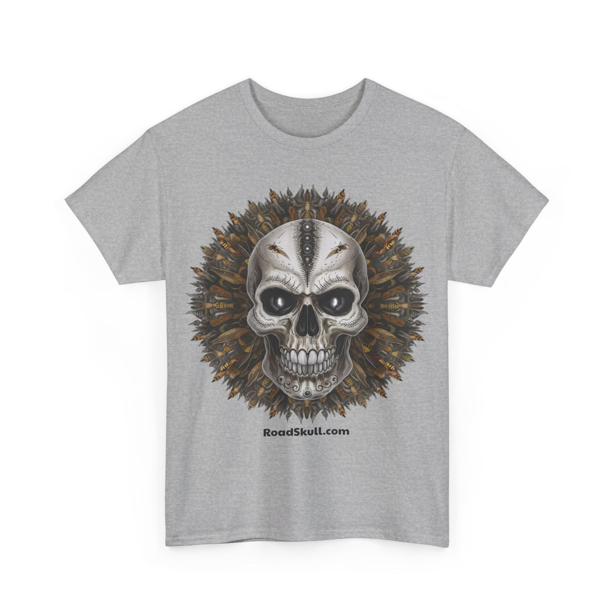 RoadSkull Stinger Skull - Unisex Heavy Cotton Tee