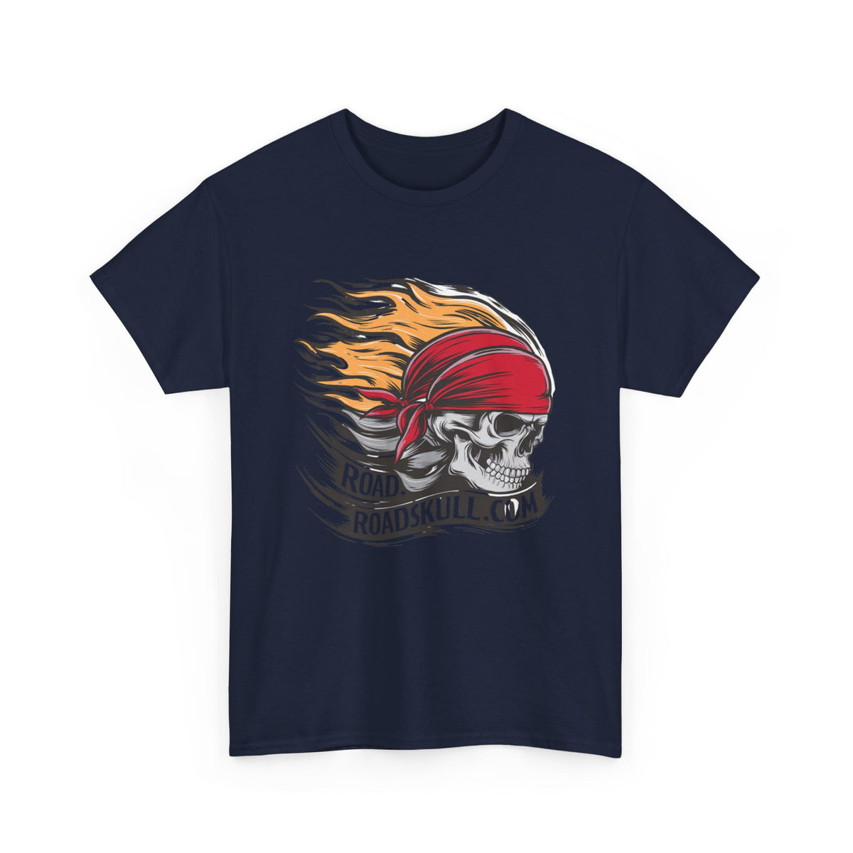 Road Skull Unisex Heavy Cotton Tee