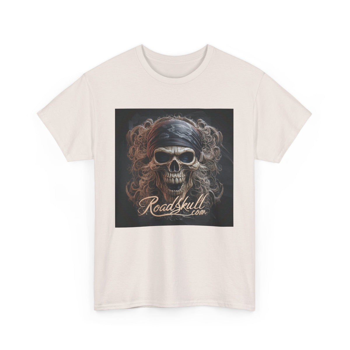 Road Skull Unisex Heavy Cotton Tee