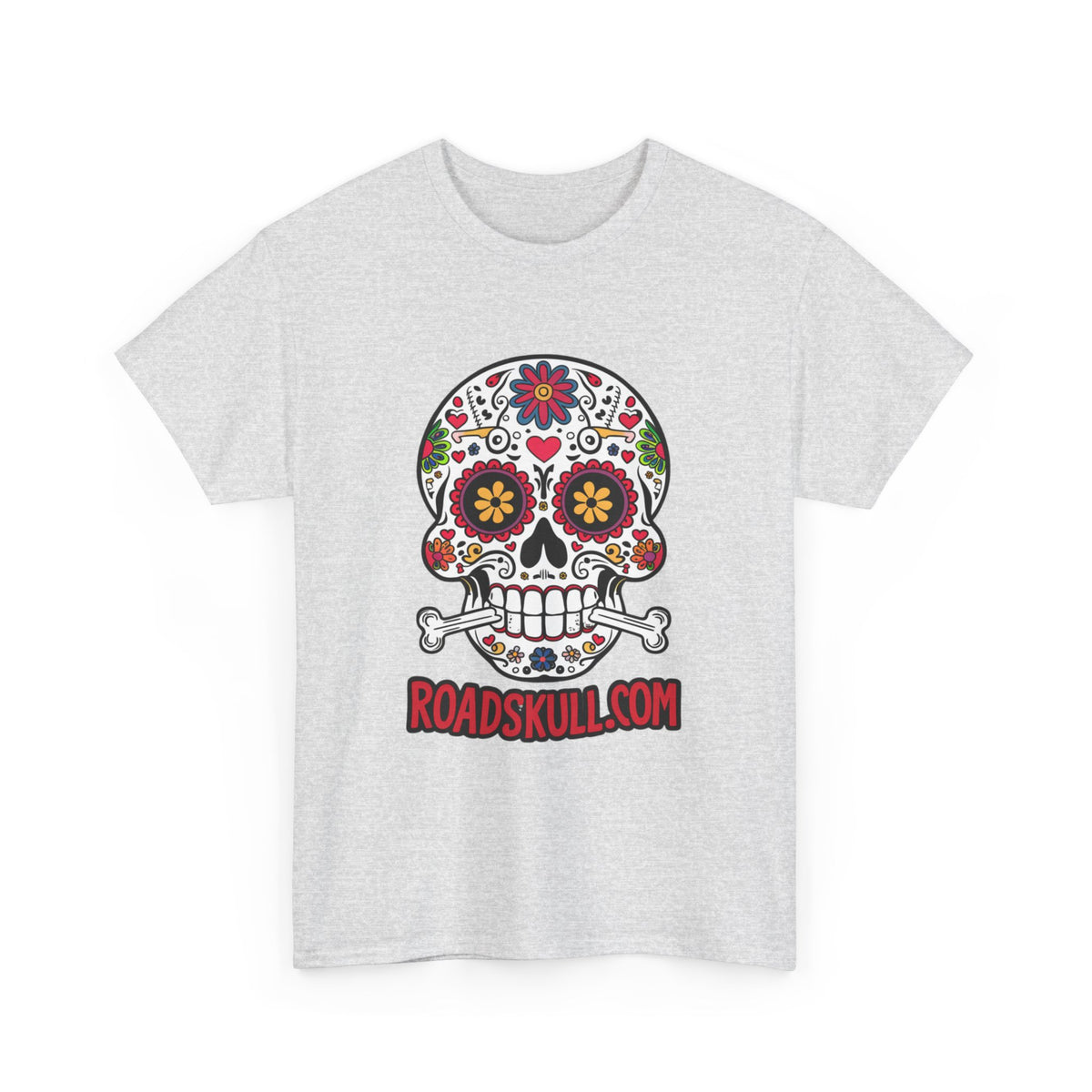 Road Skull Unisex Heavy Cotton Tee