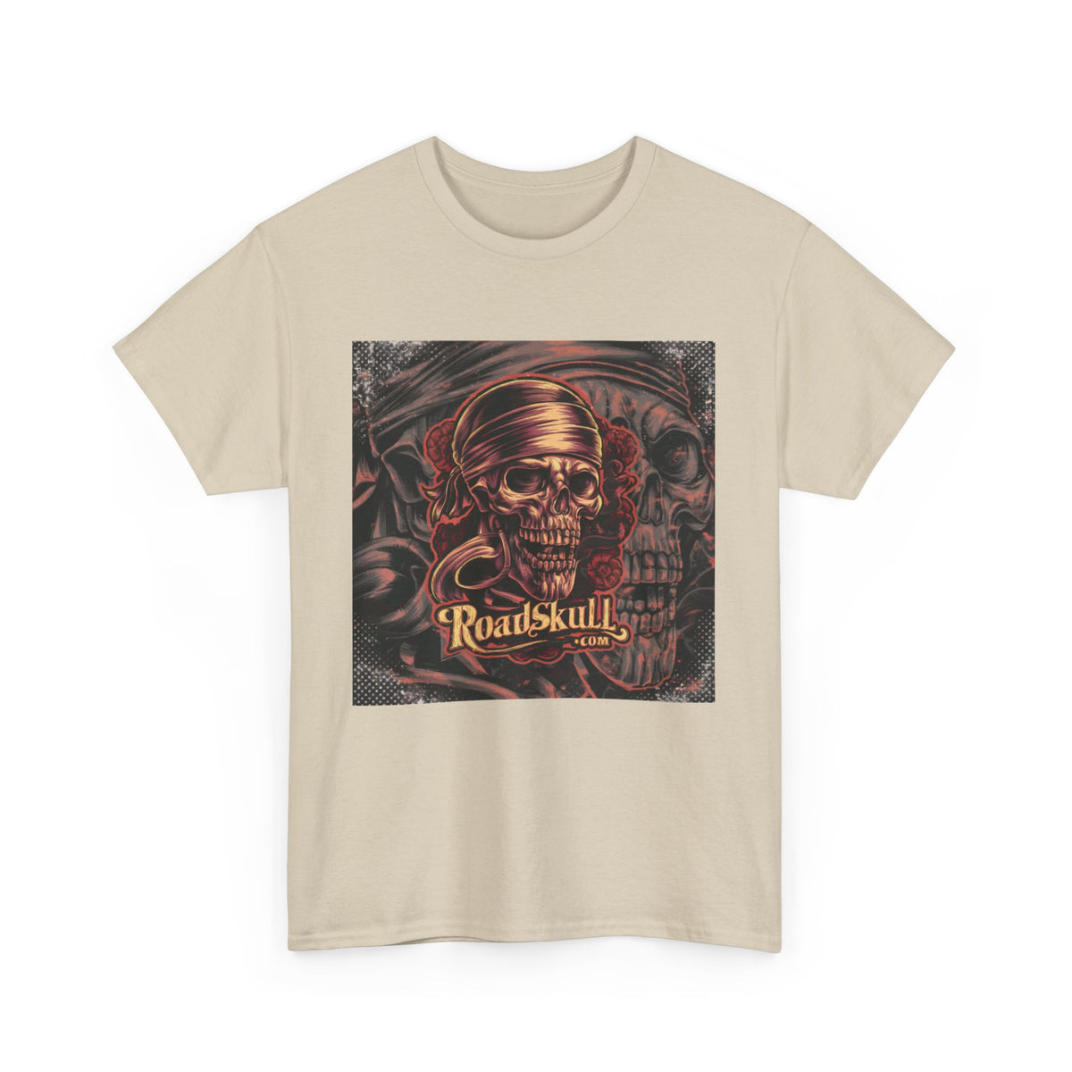 Road Skull Unisex Heavy Cotton Tee