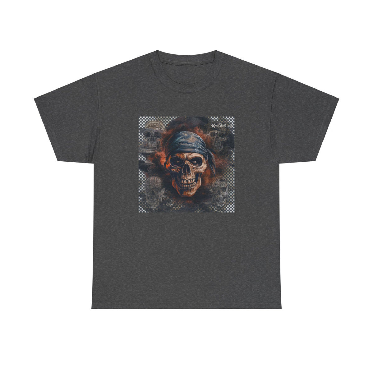 Road Skull Unisex Heavy Cotton Tee