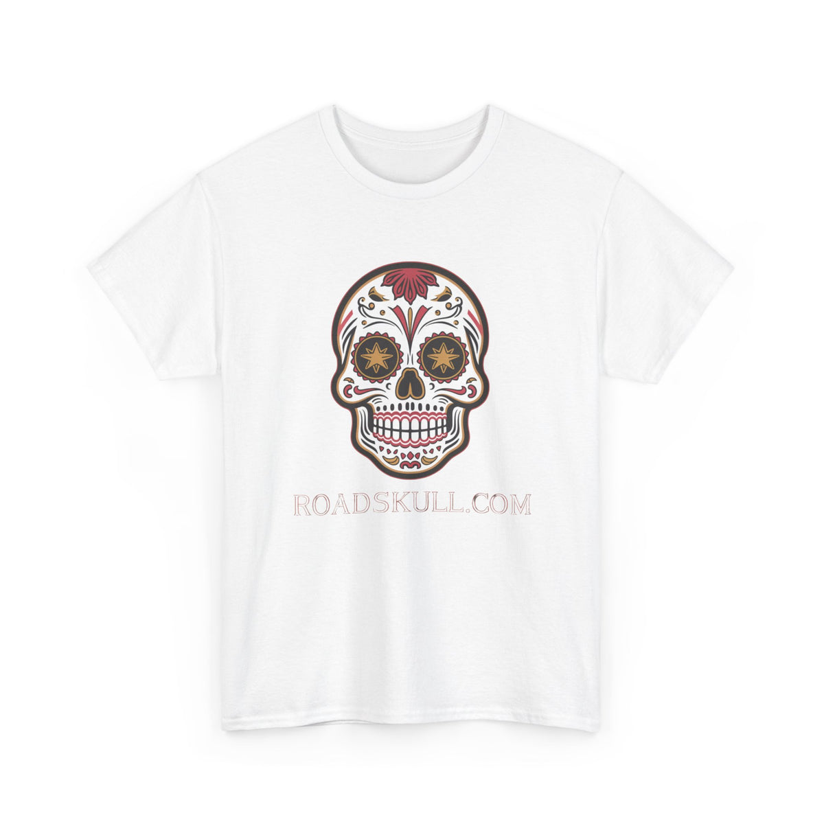 Road Skull Unisex Heavy Cotton Tee