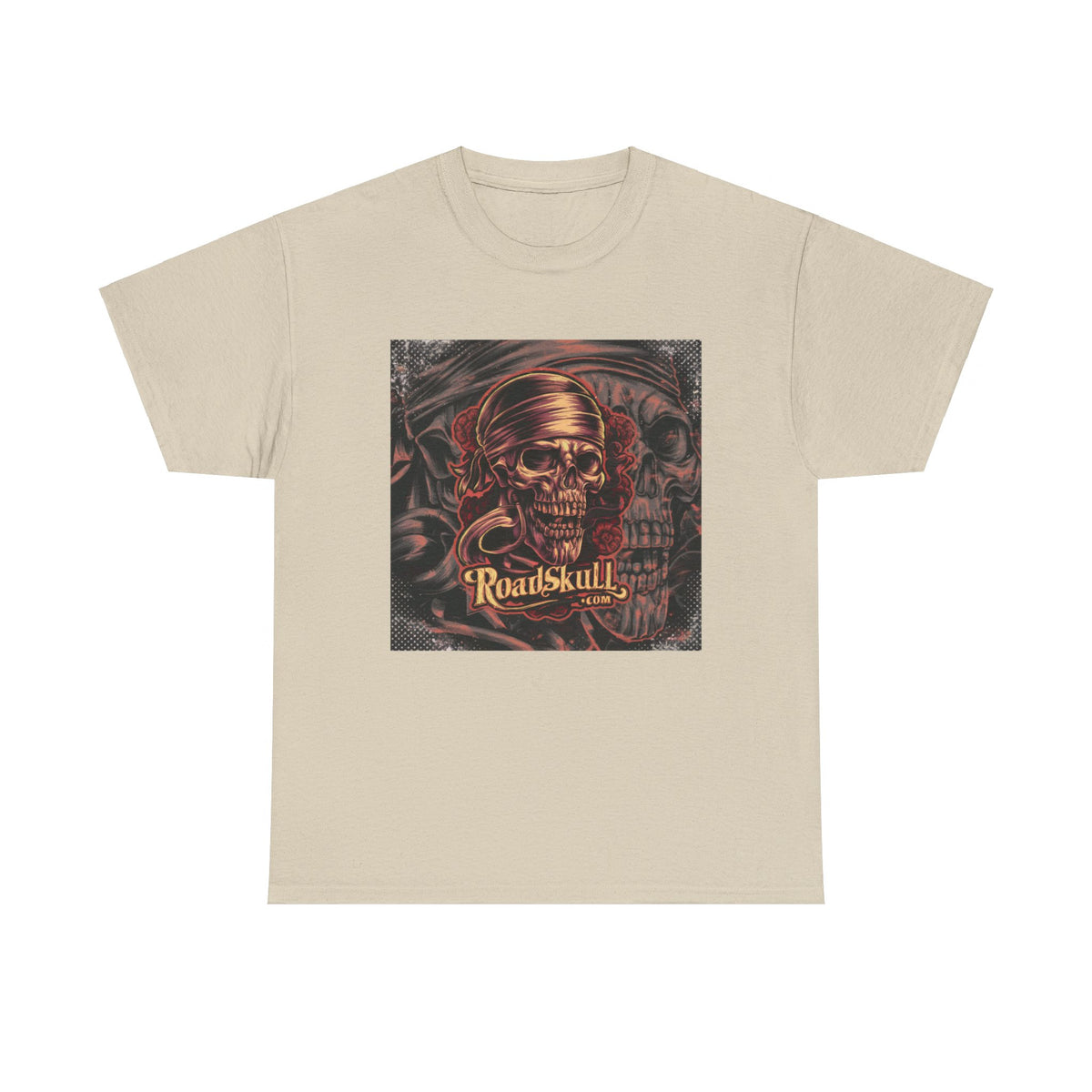 Road Skull Unisex Heavy Cotton Tee