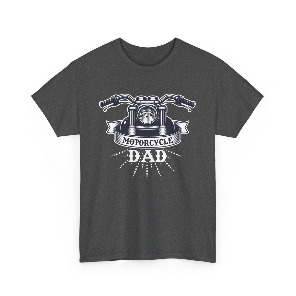 Motorcycle Dad Unisex Heavy Cotton Tee