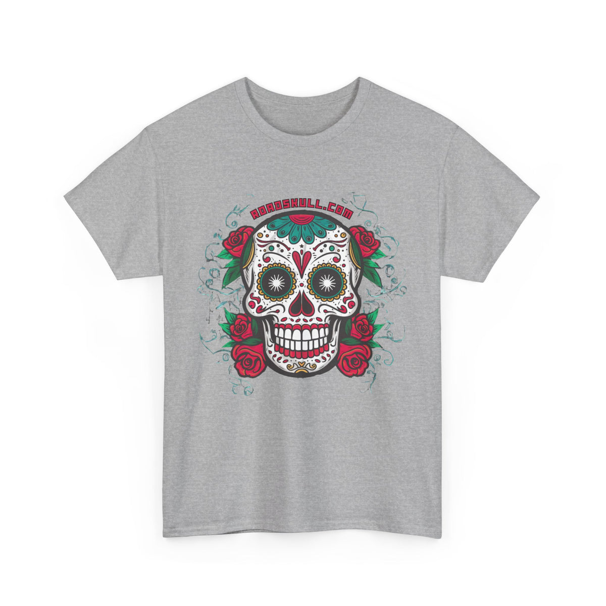 Road Skull Unisex Heavy Cotton Tee