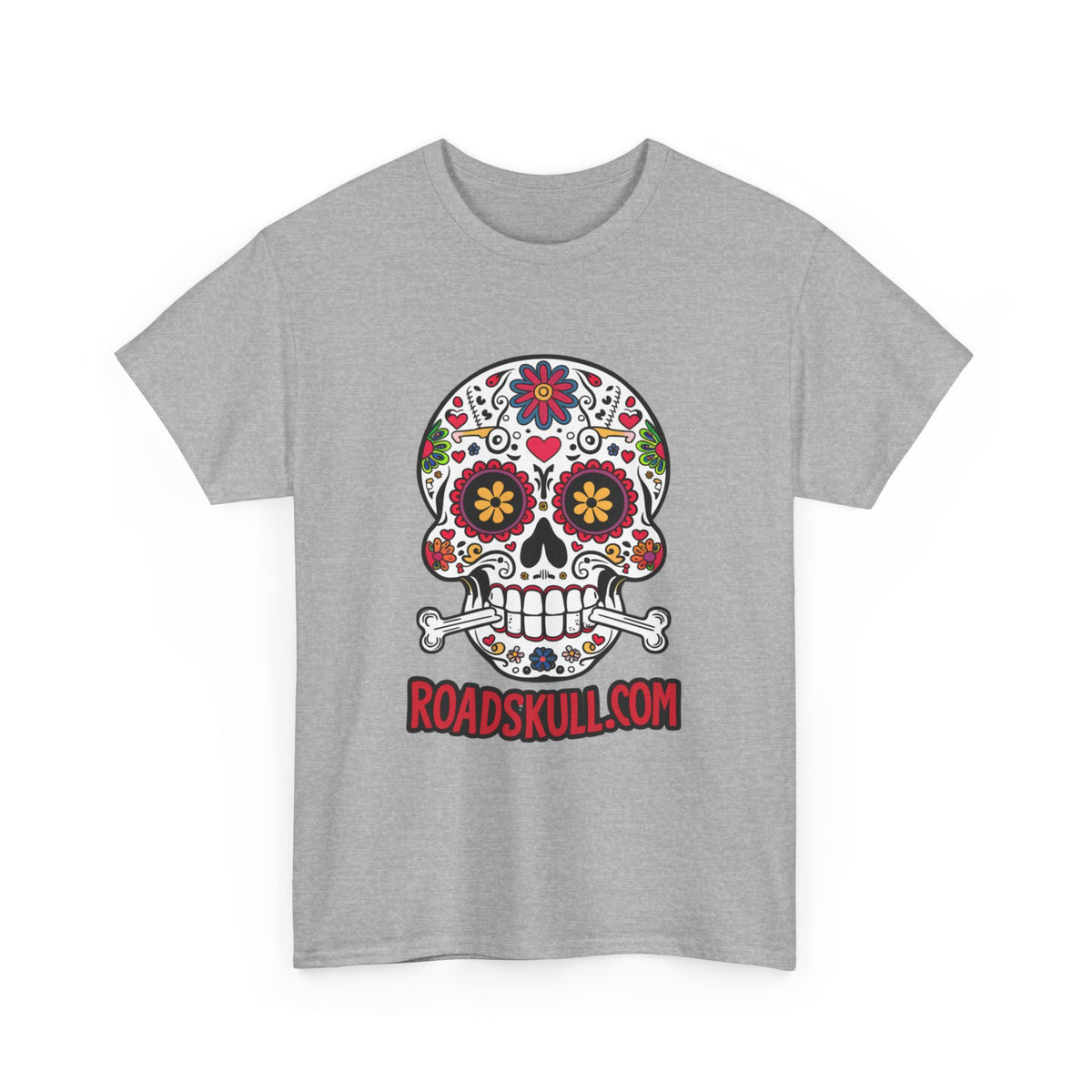 Road Skull Unisex Heavy Cotton Tee