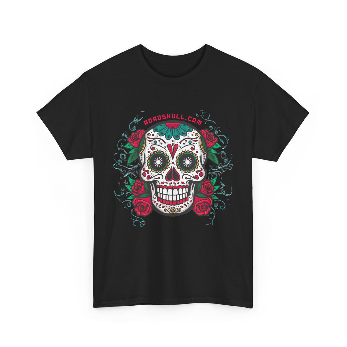 Road Skull Unisex Heavy Cotton Tee