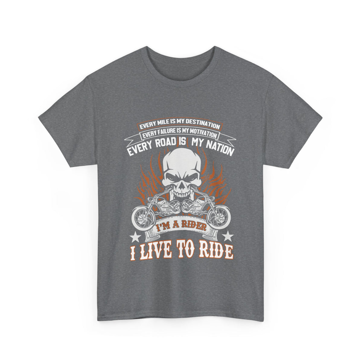 I Live To Ride Unisex Heavy Cotton Tee