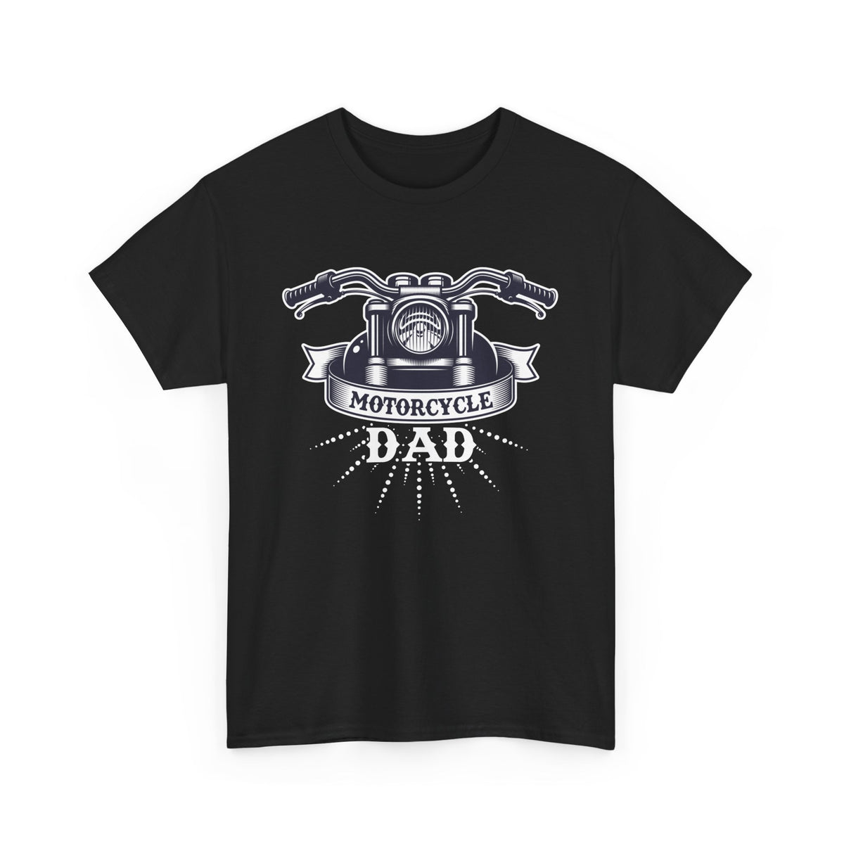 Motorcycle Dad Unisex Heavy Cotton Tee