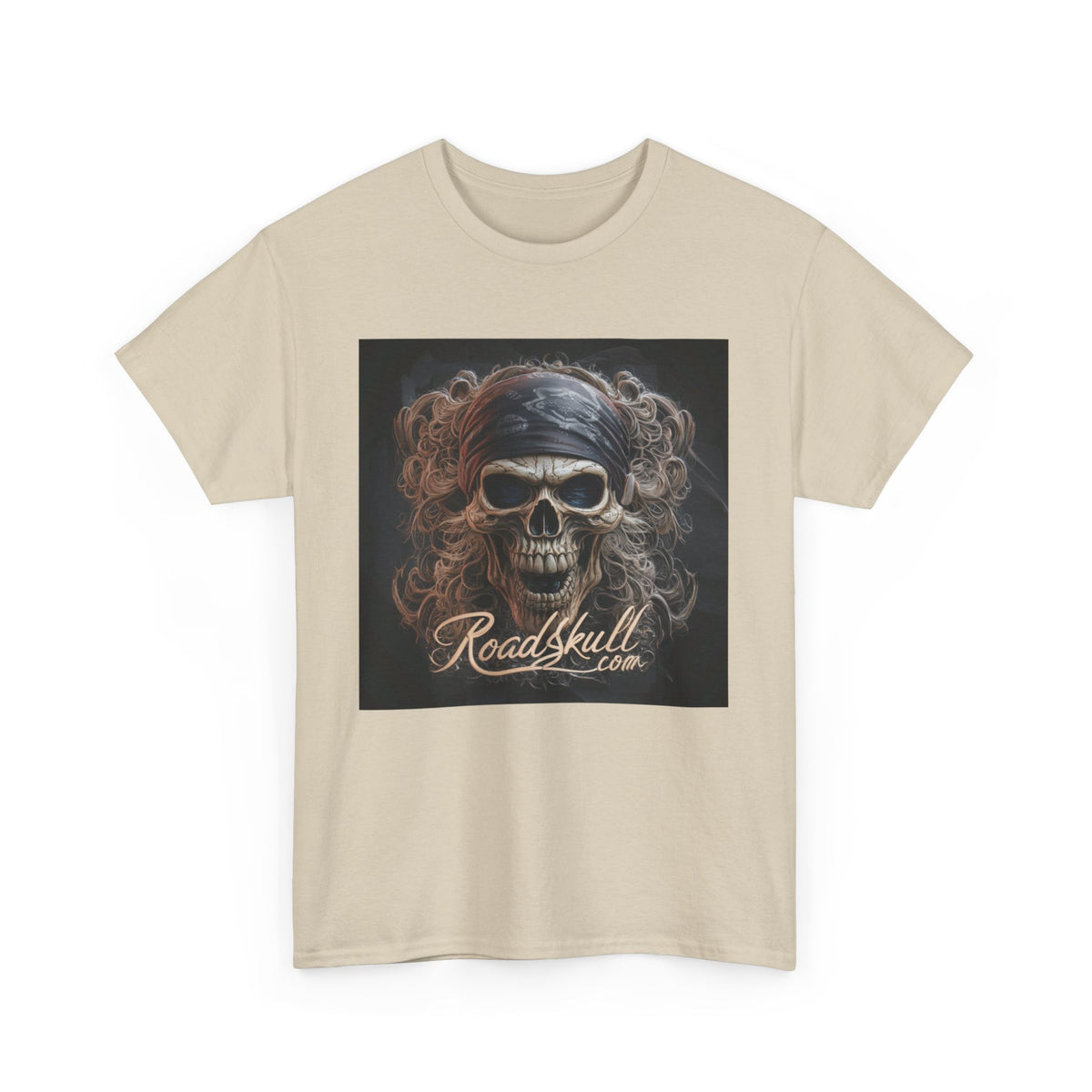 Road Skull Unisex Heavy Cotton Tee