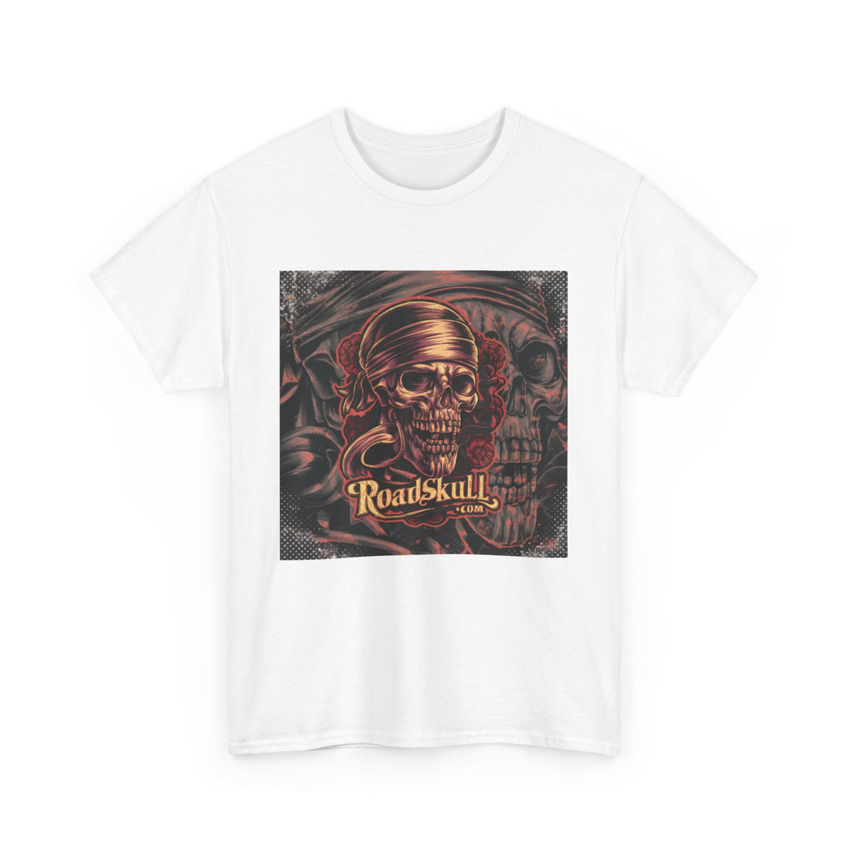 Road Skull Unisex Heavy Cotton Tee