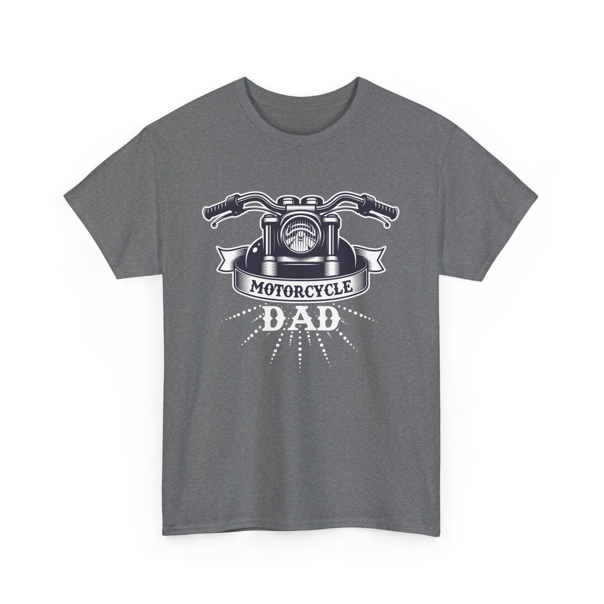 Motorcycle Dad Unisex Heavy Cotton Tee