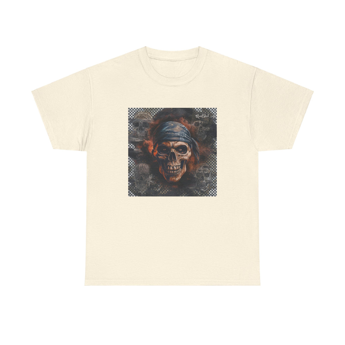 Road Skull Unisex Heavy Cotton Tee