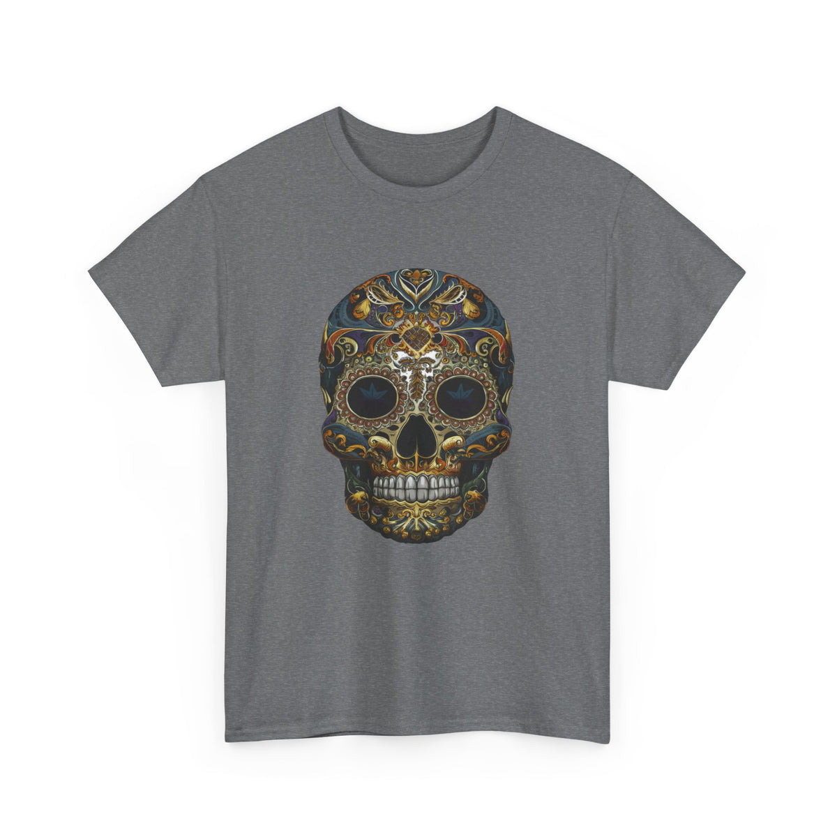 Road Skull Unisex Heavy Cotton Tee