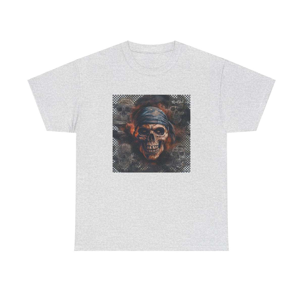 Road Skull Unisex Heavy Cotton Tee