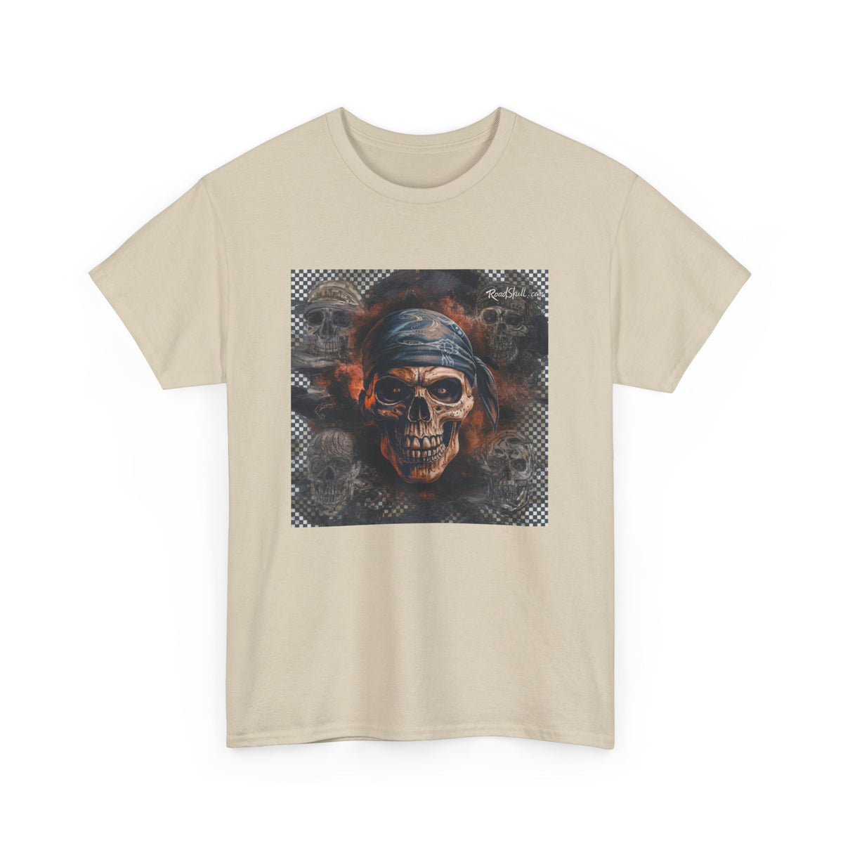 Road Skull Unisex Heavy Cotton Tee