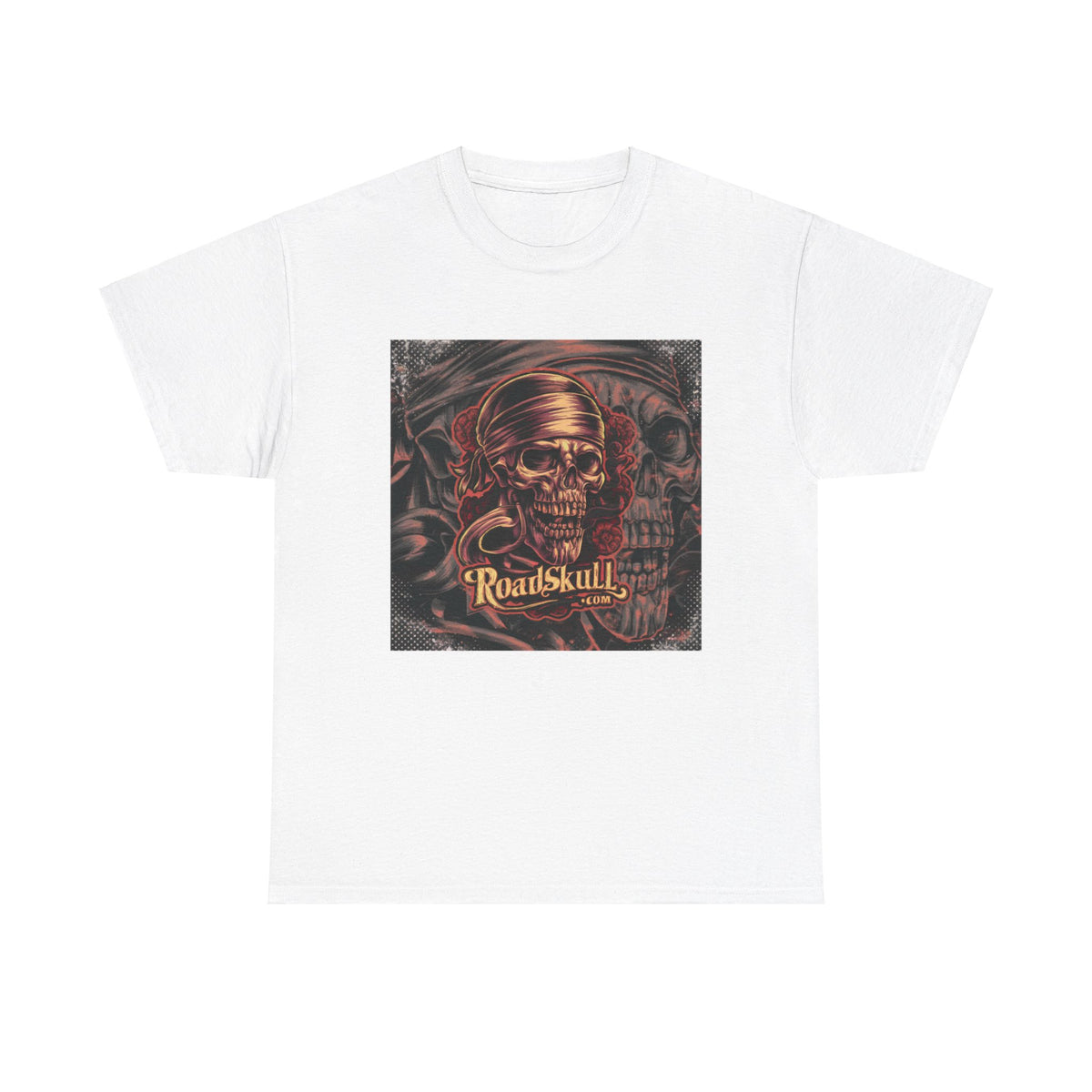 Road Skull Unisex Heavy Cotton Tee