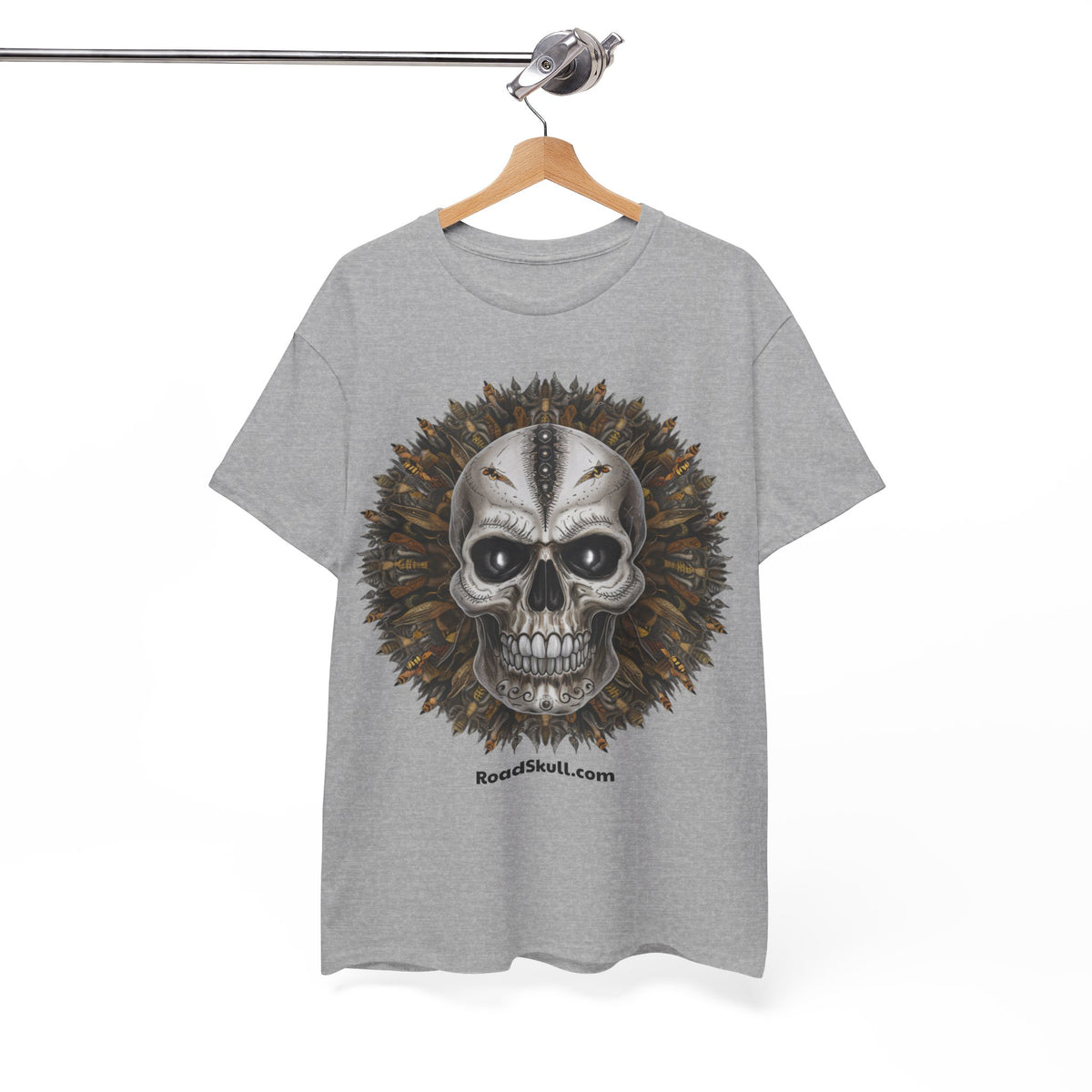 RoadSkull Stinger Skull - Unisex Heavy Cotton Tee