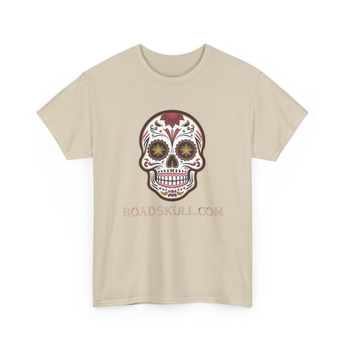 Road Skull Unisex Heavy Cotton Tee