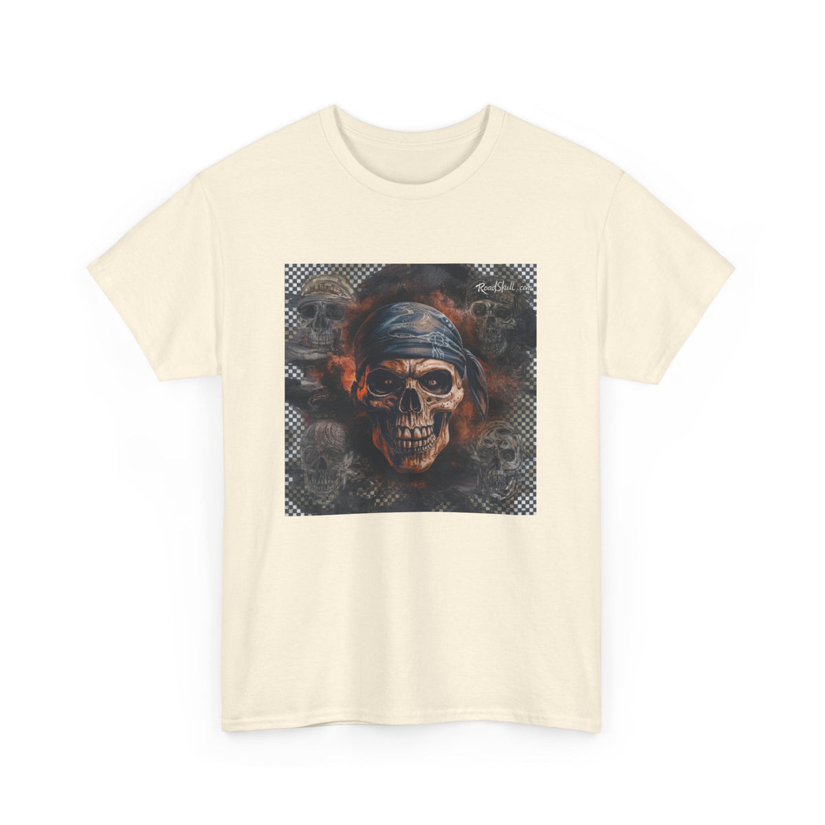 Road Skull Unisex Heavy Cotton Tee