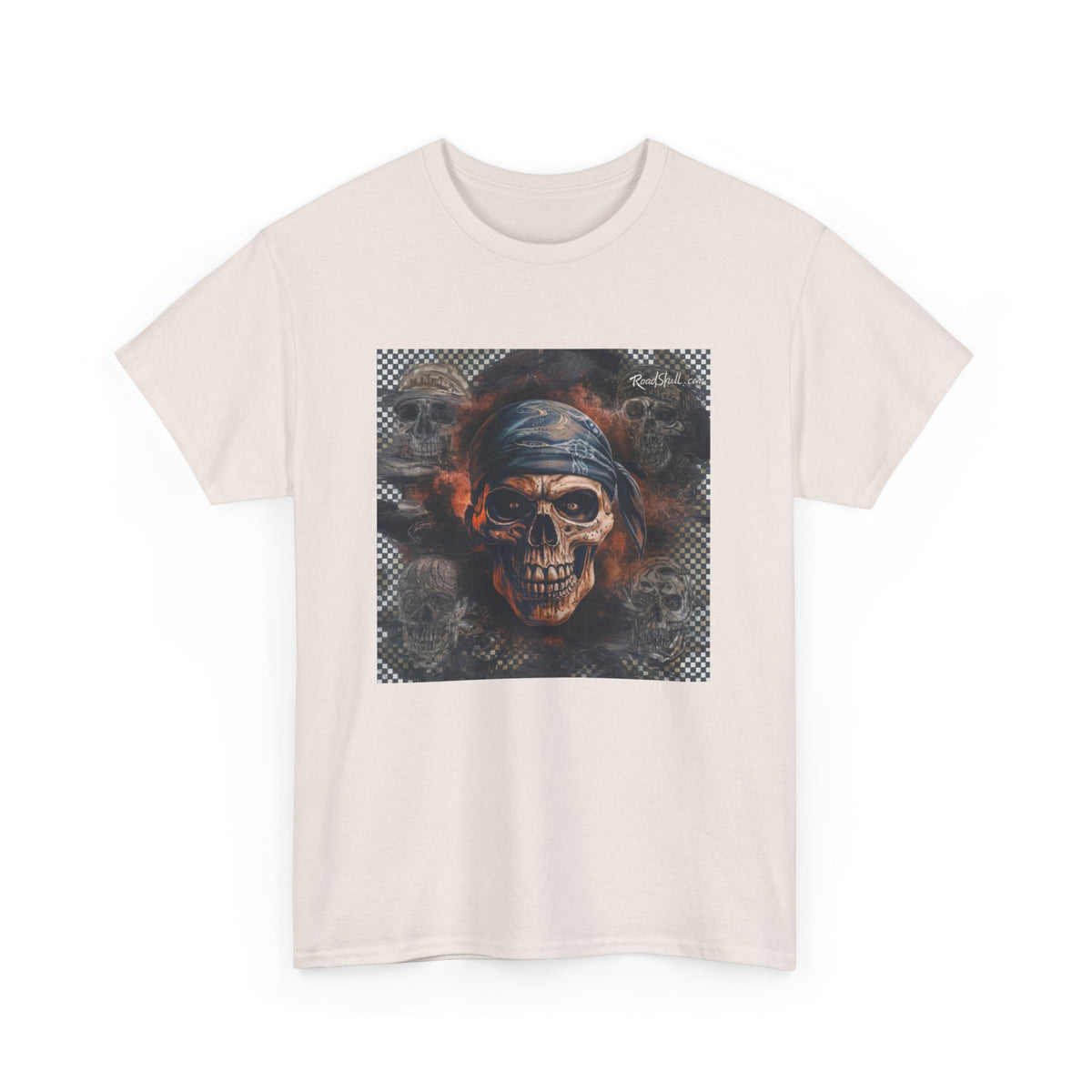 Road Skull Unisex Heavy Cotton Tee