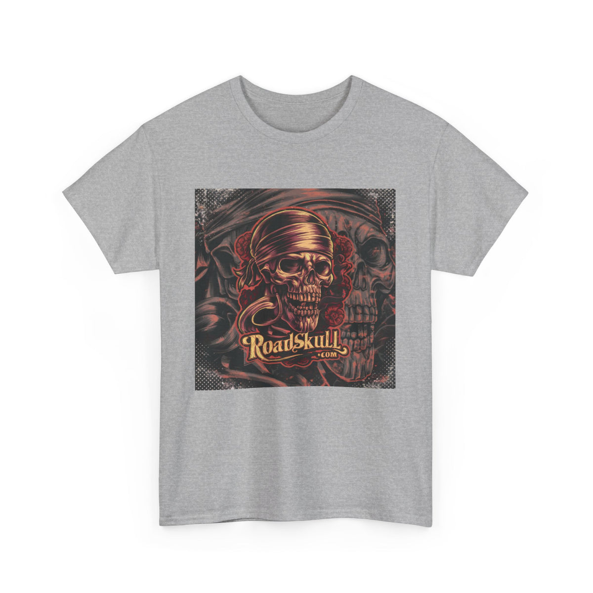 Road Skull Unisex Heavy Cotton Tee