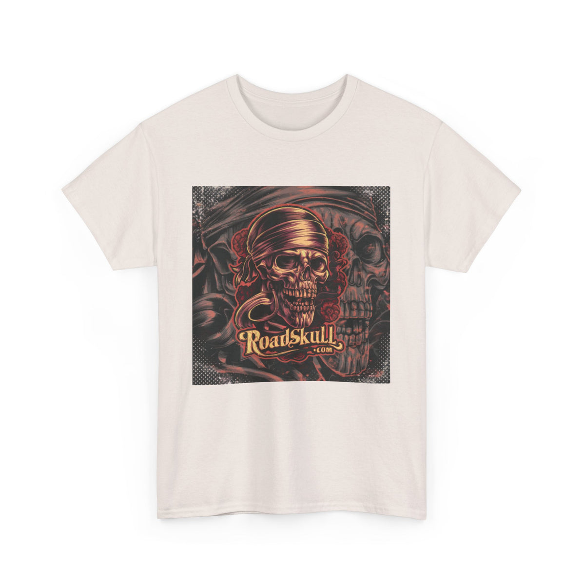 Road Skull Unisex Heavy Cotton Tee