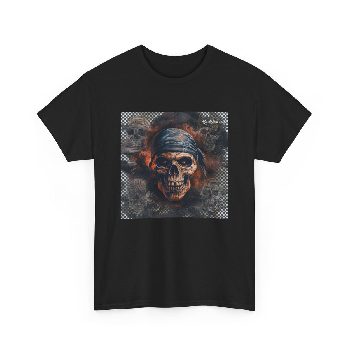 Road Skull Unisex Heavy Cotton Tee