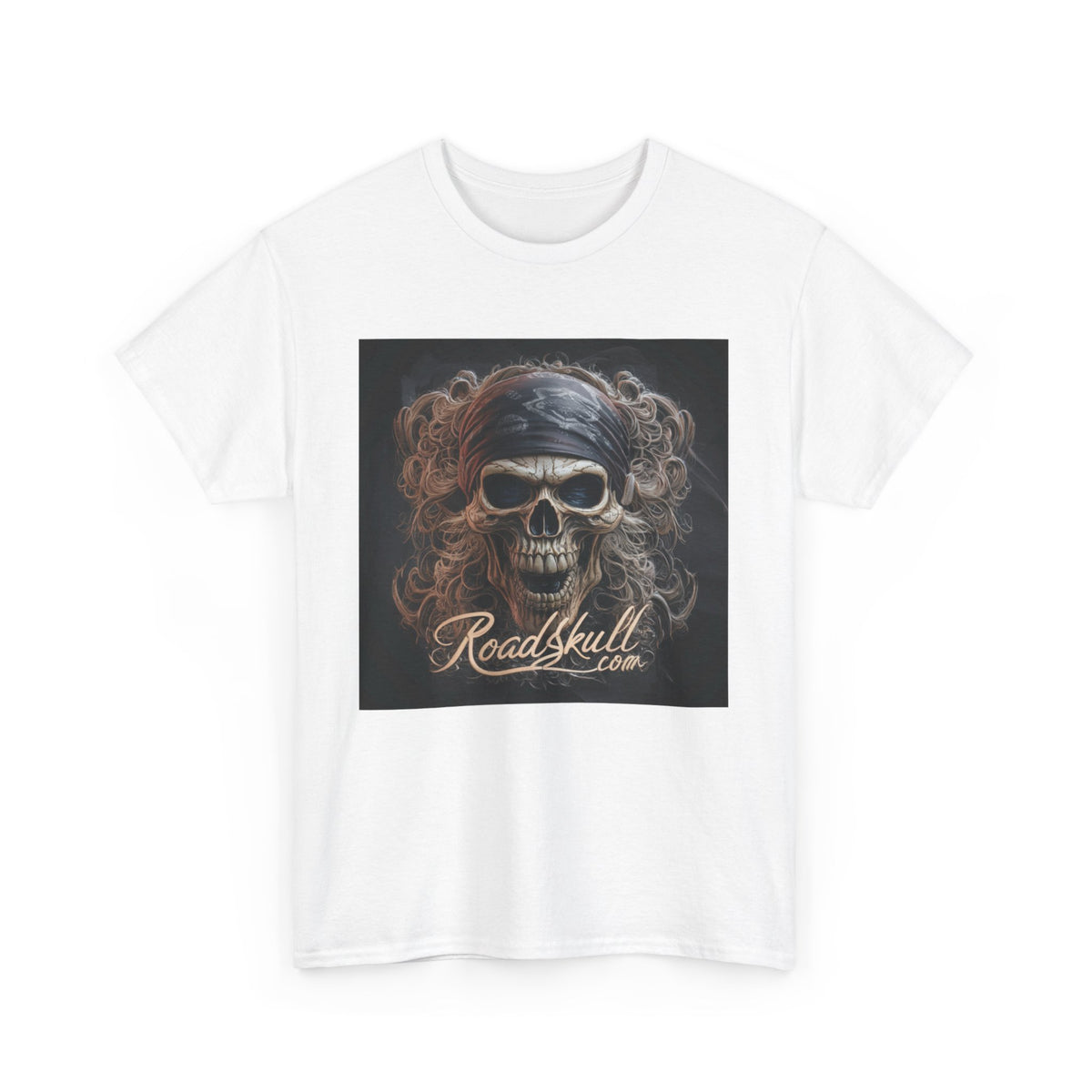 Road Skull Unisex Heavy Cotton Tee