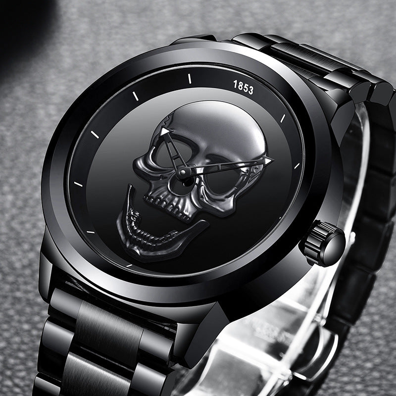 Leo skull watch