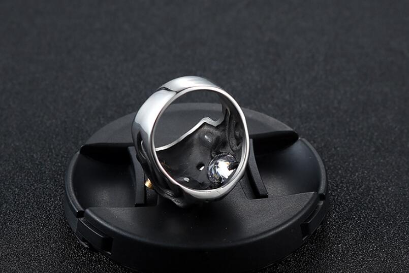 Cigi Skull Steel Ring