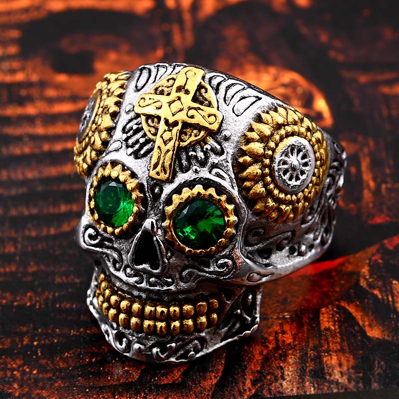 Skull Biker Hiphop Ring