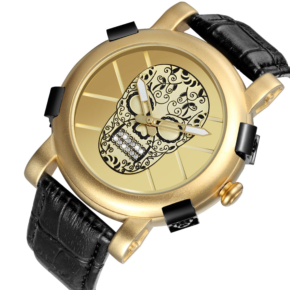 Pirate Skeleton Skull Quartz Watch
