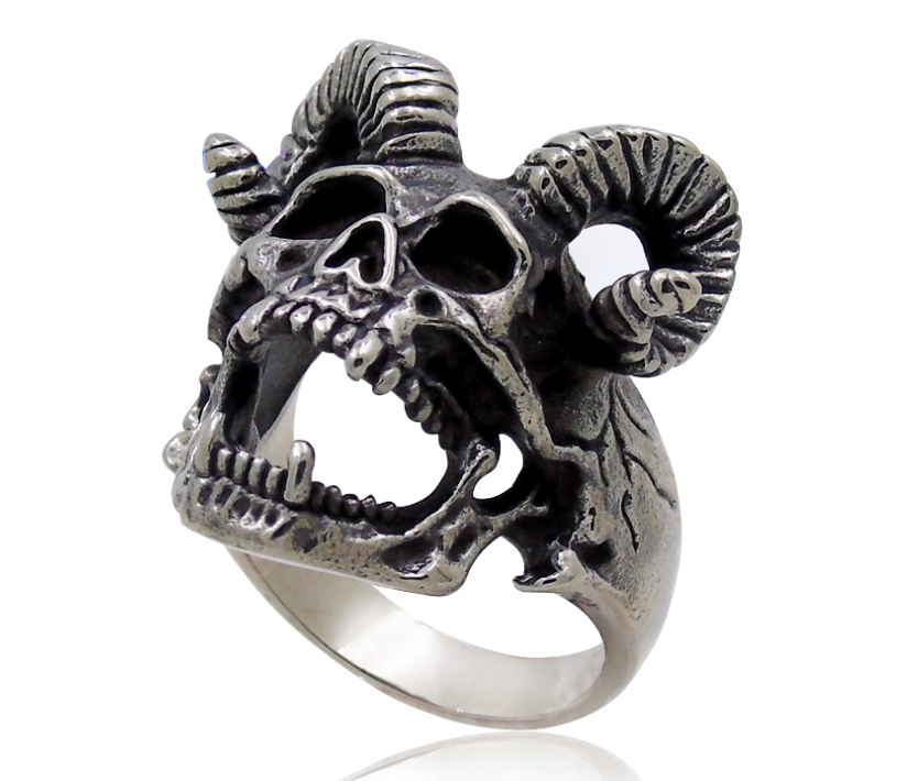 Devil Skull Ring