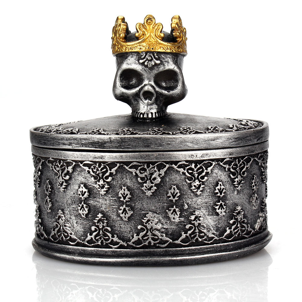 Crown Skull Jewelry Box