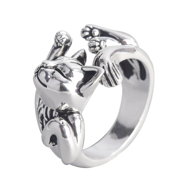 1pcs Titanium Steel Eagle Dragon Claw Halloween Skull Ring Hot Selling Men&#39;s Domineering Opening Rock Animal Jewelry