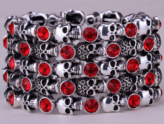 Skull Skeleton Stretch Bracelet