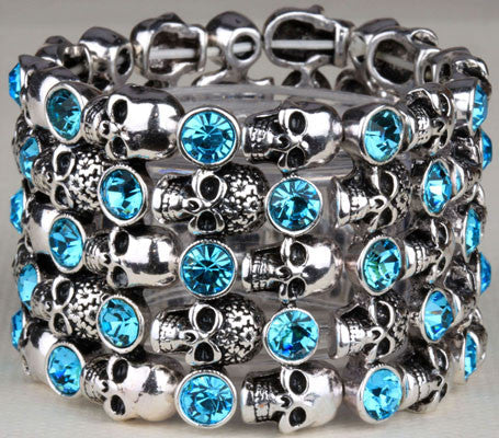 Skull Skeleton Stretch Bracelet