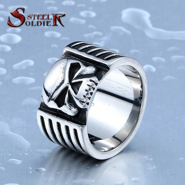 Steel Soldier Men Ring